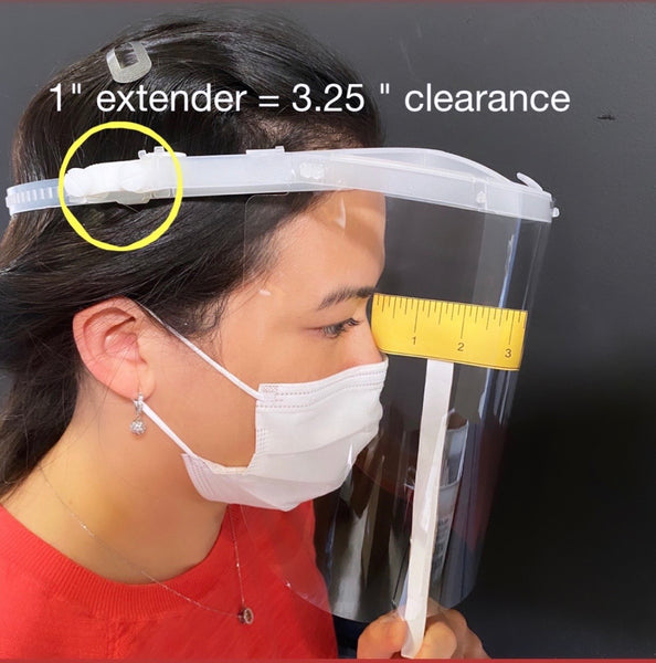 Loupe Shield Visor Extender Ultralight Optics